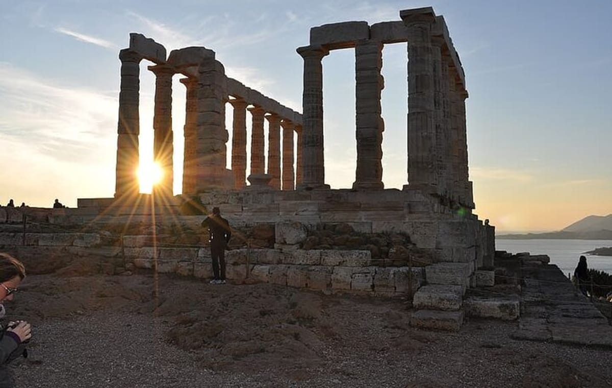 Sounio Sunset View via the Athenian Riviera touring experience