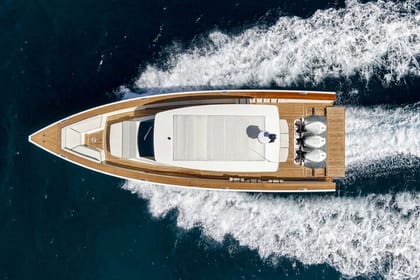 Private Full-Day Cruise on Ultra Luxury Brand-New Yacht in Mykonos