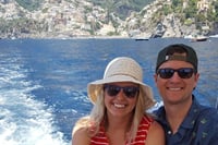 Postiano by boat