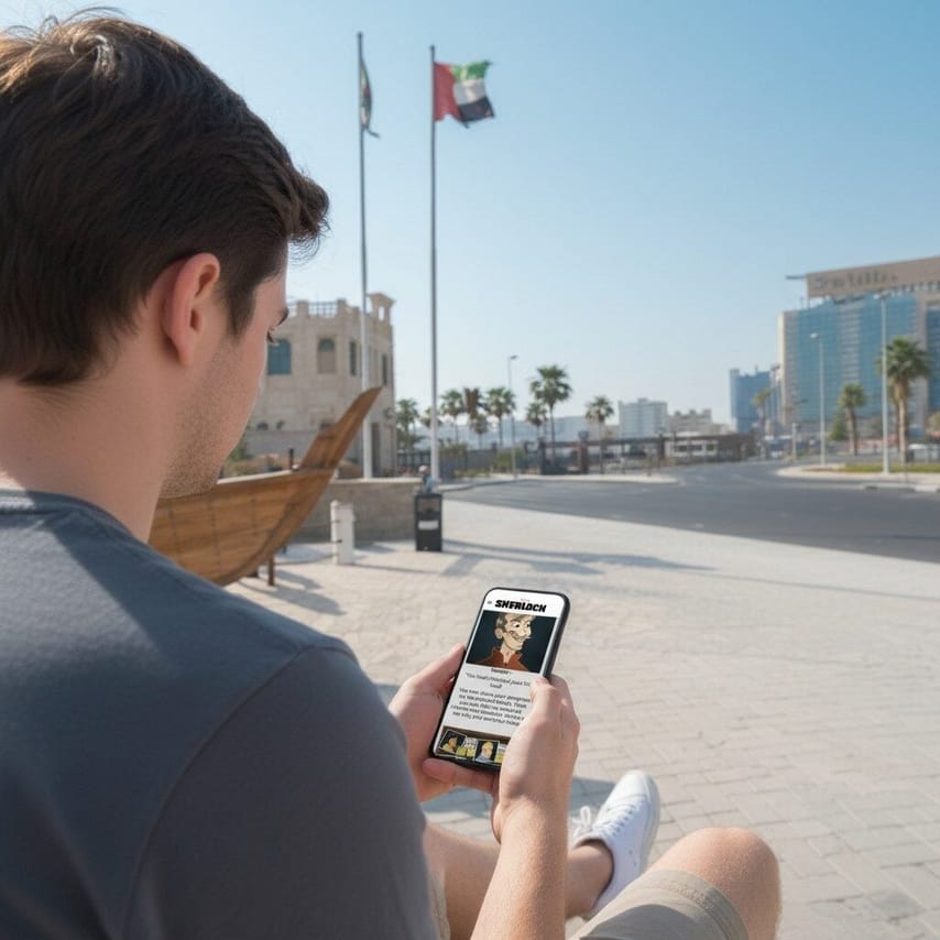 Dubai Self Guided Sherlock Holmes Murder Mystery Game 4