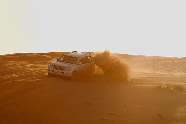 Doha Desert Safari Dune bashing,Sandboarding,CamelRide,Inland Sea
