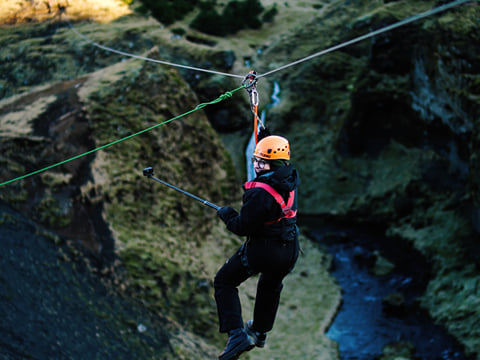 A Zipline in Vik, South Iceland, photo 11