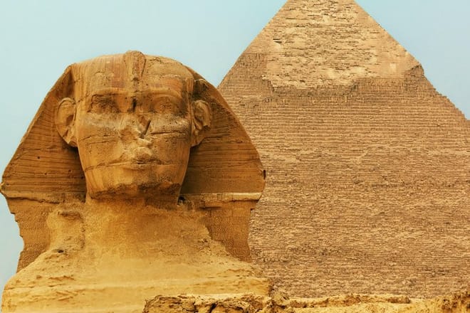 Pyramids of Giza and Sphinx, Egypt