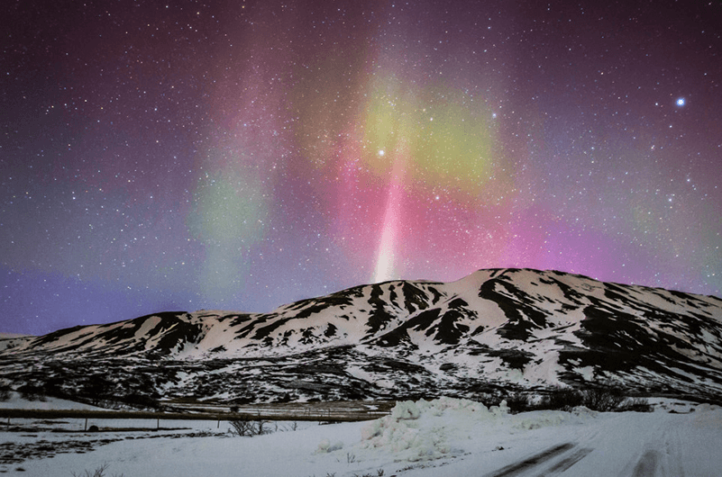 Aurora Borealis on the South Coast