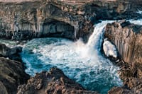 Private Waterfalls: Aldeyjarfoss, Hrafnabjargarfoss and Godafoss 1