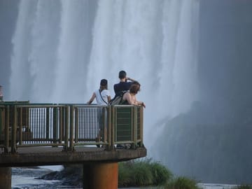 The Brazilian side of Iguazu's Falls