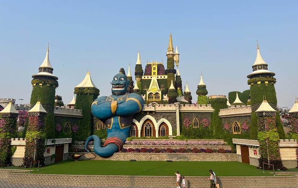 Miracle Garden and Global Village Tour with Transportation in Dubai