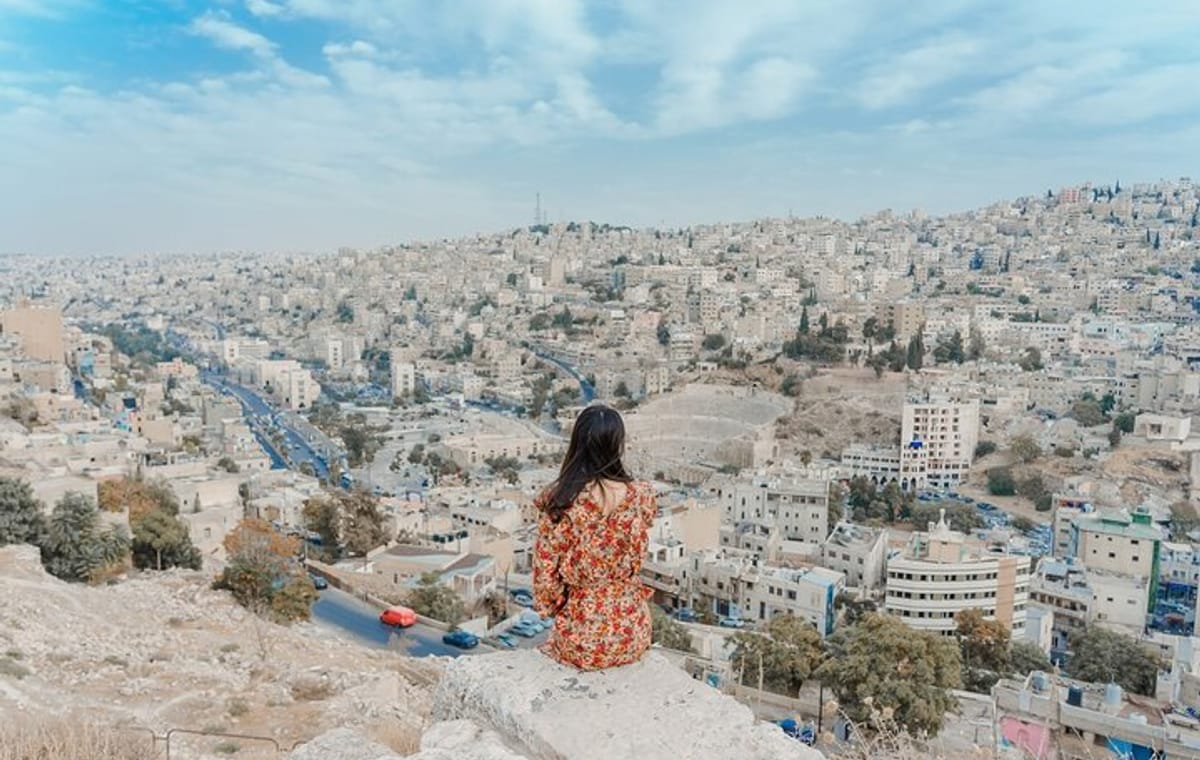 Private Amman City Sightseeing with Optional Arabic Mezze Lunch and Turkish Bath