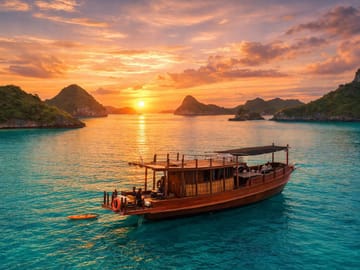 Half-Day Thai Teak Cruiser — Big Buddha Coast, Silver Beach Snorkel & Lunch