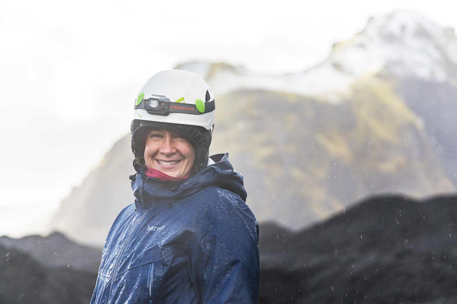Happy moments during Katla ice cave tour