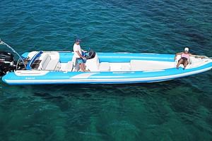 Private Cruise from Mykonos to Dragonisi via the south coastline