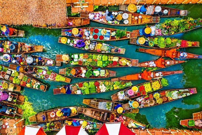 Bangkok: Floating Market, Maeklong Train Market & Dragon Temple 2