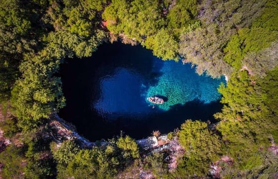 Drogarati Cave, Melissani Lake & Myrtos Beach with Local Delights
