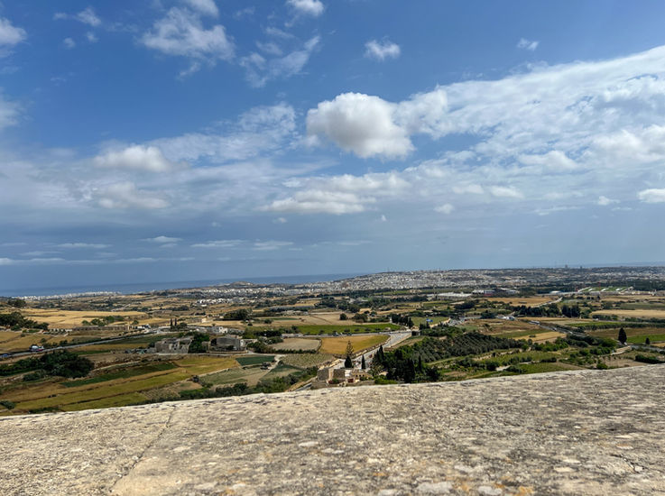 Panoramic views of our island from Mdina
