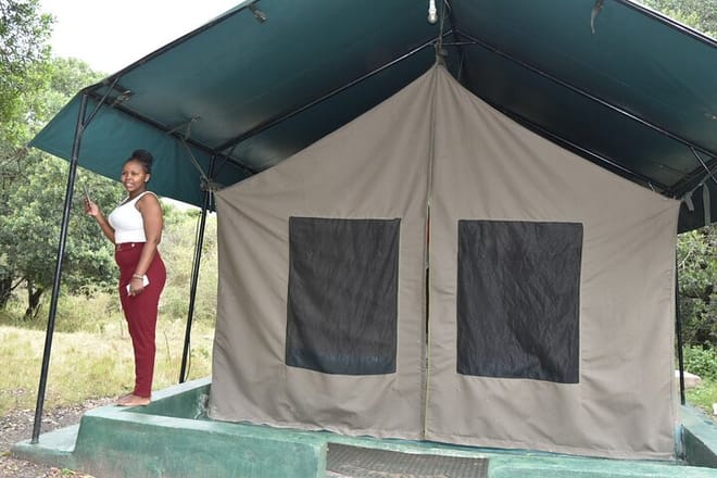Tents in maasai mara