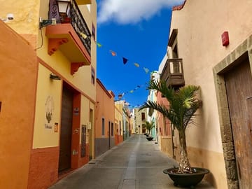 Puerto de la Cruz Old Town Treasures-Castles, Murals & Pier Views
