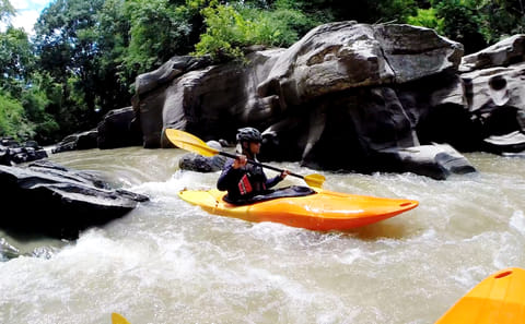 Advanced White Water Kayaking Tour on Mae Wang River