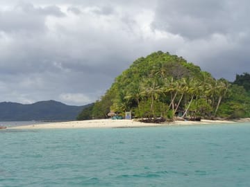 Port barton - one of the islands in portbarton palawan philippines