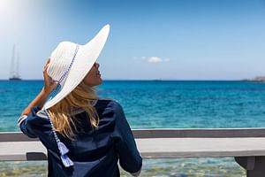 Shared Catamaran Romantic Sunset Cruise from Santorini via Volcano