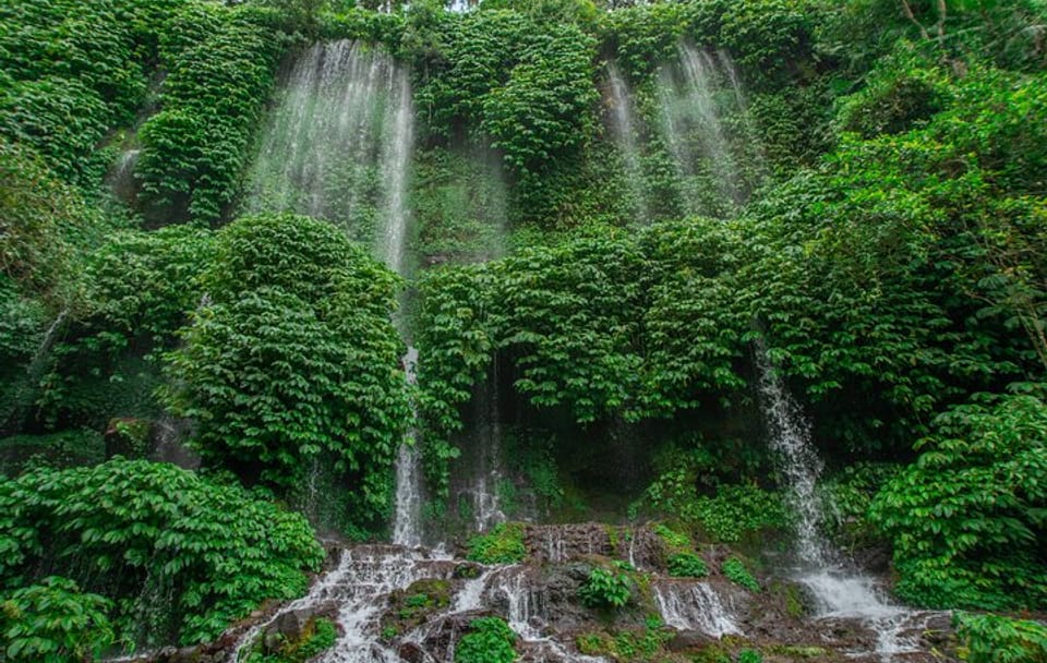 Explore Benang Kelambu Waterfalls on Lombok Island Tour