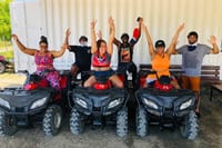 ATV 4 wheel off Road from Amber Cove & Taino bay port silver 3