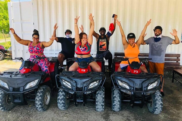 ATV 4 wheel off Road from Amber Cove & Taino bay port silver 3