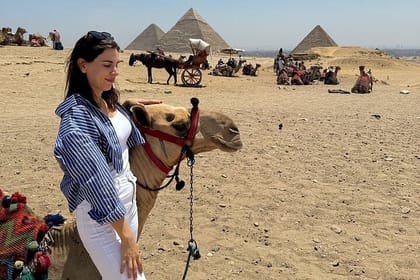 Half-Day Pyramids Tour with Horse Jump Photo & 9-Pyramids View