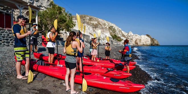 Santorini Morning Sea Kayak & Snorkel 2