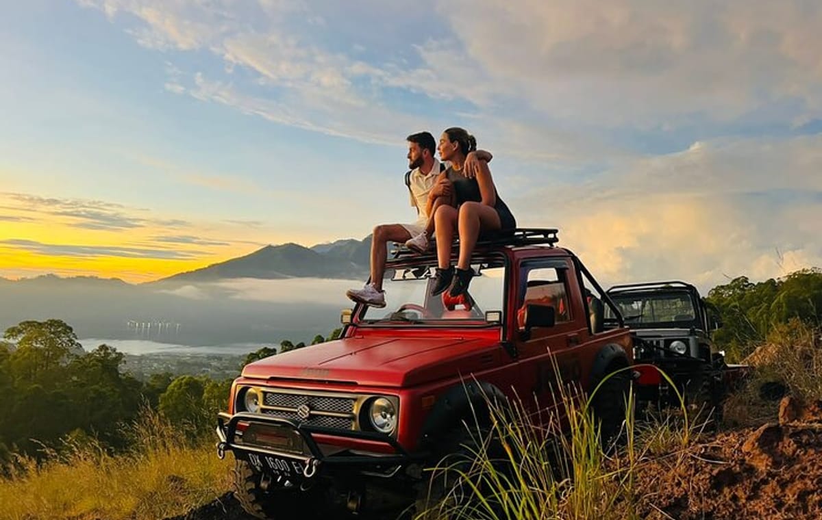 Private Jeep Tour to Sunrise at Batur Geopark, Bali