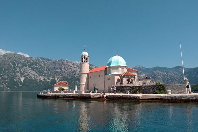 The small island in kotor bay