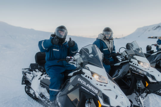 Private Golden Circle Tour and Snowmobiling Adventure