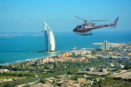 Vision Dubai Helicopter Ride – 22 Mins tour with Private Transfers