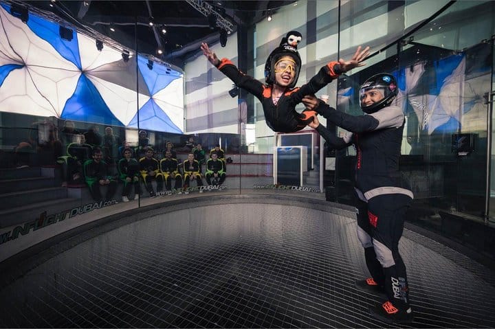 Experience 2 Flights inside the state of the art wind tunnel