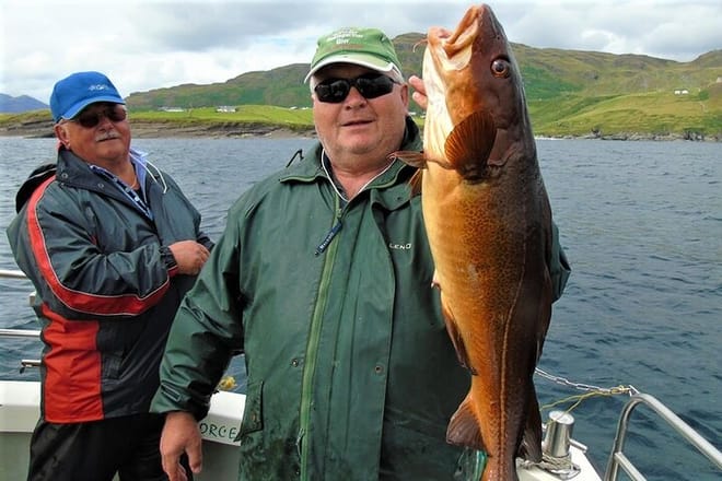 Deep sea fishing Donegal coast. Donegal. Private guided.  5