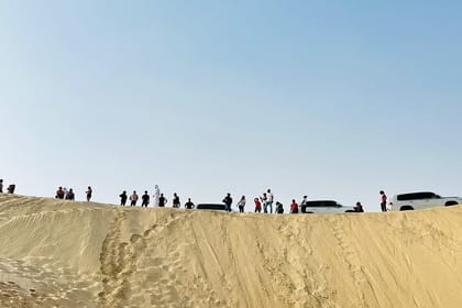 Desert Safari Combo: Camel Ride, Sandboarding & Inland Sea Visit