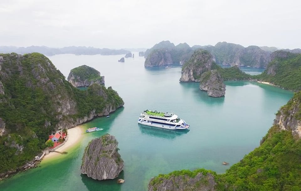 Luxury Day Cruise and Adventure Tour in Halong Bay