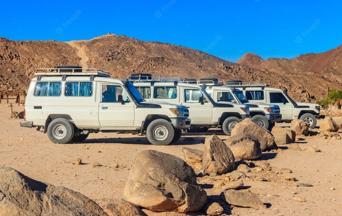 Desert Jeep Safari , Camel Riding & Bedouin dinner in Marsa Alam