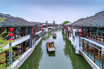 One-Day Tour of Shanghai (Film Park & Zhujiajiao Ancient Town)