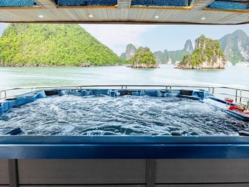 Arcady Premium Cruise Halong Bay Day Tour with Jacuzzi & Transfer