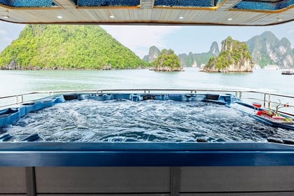 Arcady Premium Cruise Halong Bay Day Tour with Jacuzzi & Transfer