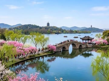 Heaven on Earth: One-Day Hangzhou Trip from Shanghai via High-Speed Rail (English & Spanish Guided)