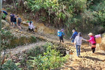 5-Hour Private Trekking Bamboo Forest Tour in Muong Hoa Valley