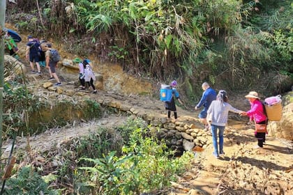 5-Hour Private Trekking Bamboo Forest Tour in Muong Hoa Valley