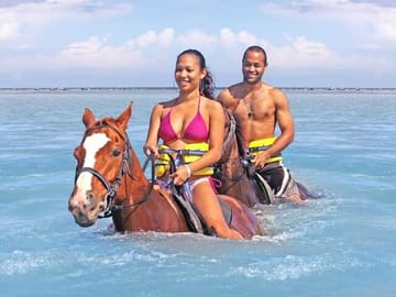 Horseback Riding, Bamboo Rafting, and Limestone Massage in Montego Bay