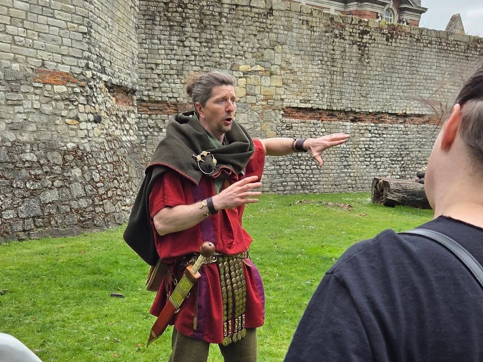 A view of the Roman Multangular Tower, which is York's oldest structure. This was the Roman's western most defensive tower.