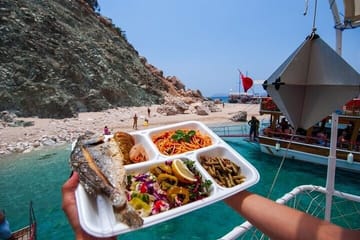 Suluada Boat Tour with Lunch & Roundtrip Transfer from Antalya