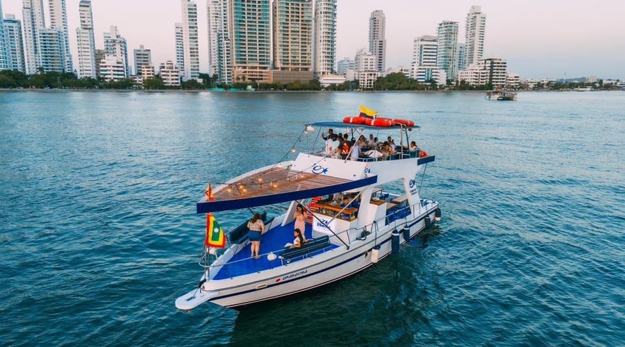 Cartagena al Atardecer- Barco Sibarita Express