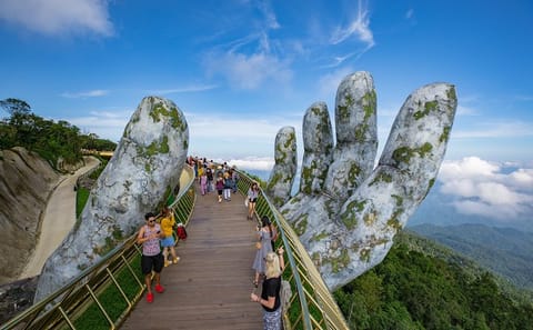 Ba Na Hills and Golden Bridge Cable Car Entry Ticket in Da Nang
