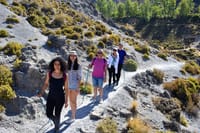 Hiking in the Canyon of the Monachil Cubs in Granada 8