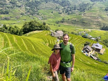 From SAPA: Trekking Through Rice Terrace 2 days-1 night Homestay